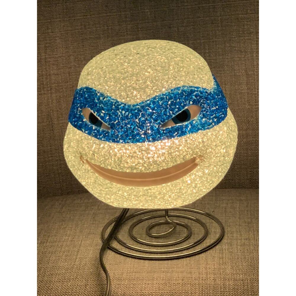 Teenage Mutant Ninja Turtles Leonardo Light Up Head Night Light/Lamp- NICE